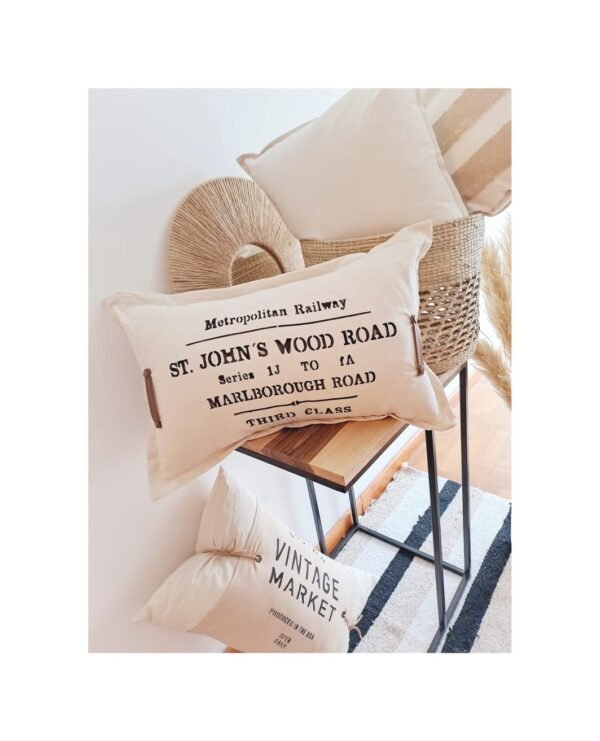 ALMOHADONES ESTILO INDUSTRIAL - Imagen 2