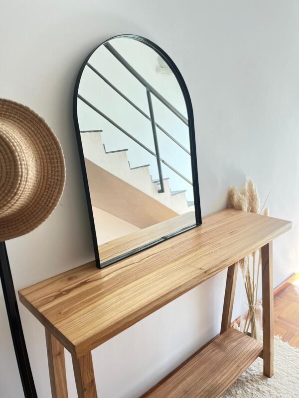 RECIBIDOR DE MADERA CON ESTANTE - Imagen 3